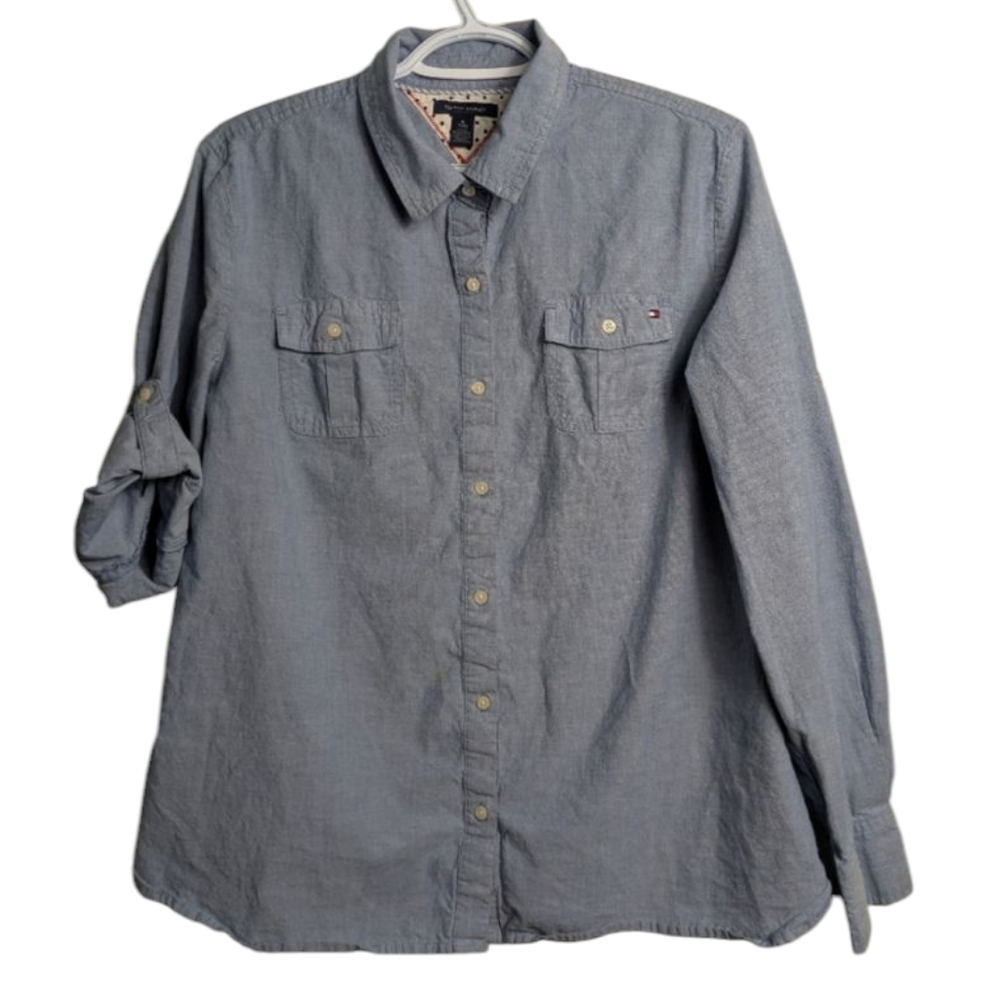 Tommy Hilfiger Blue Button Down Shirt